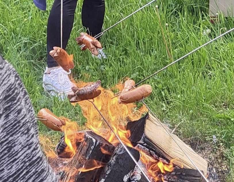 Sportovní odpoledne s opékáním buřtů